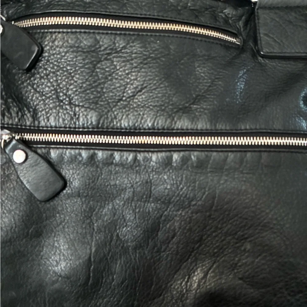 Margot Black Leather Crossbody Bag